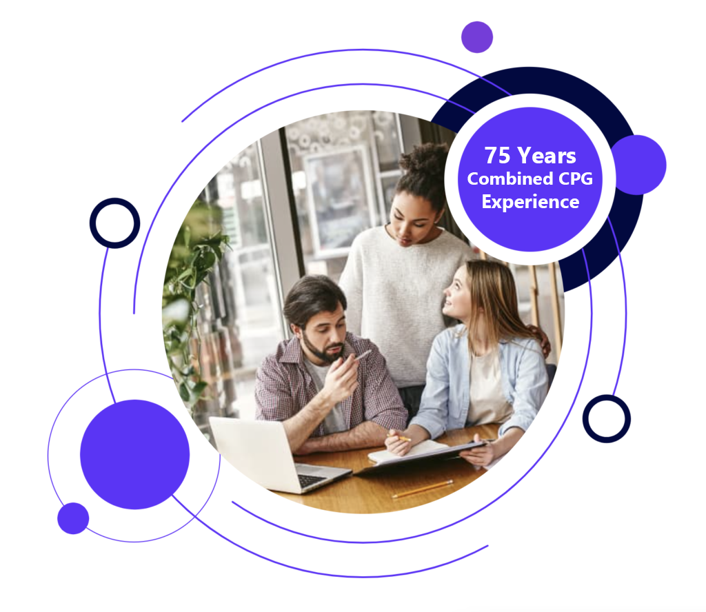 75 YEARS COMBINED CPG EXPERIENCE